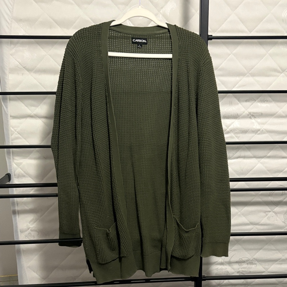 Carbon Green Women's Cardigan